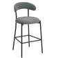 Counter Height Bar Stools With Powder Coating Base And Footrest - Furniture Home Direct