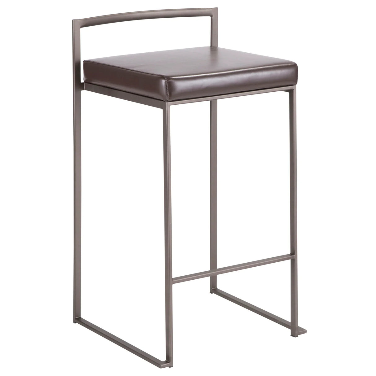 Fuji - Industrial Stackable Counter Stool Elegant Design - Furniture Home Direct