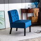 Reese - Living Room Armless Button Tufted Pattern Accent Chair (Set of 2) - Furniture Home Direct