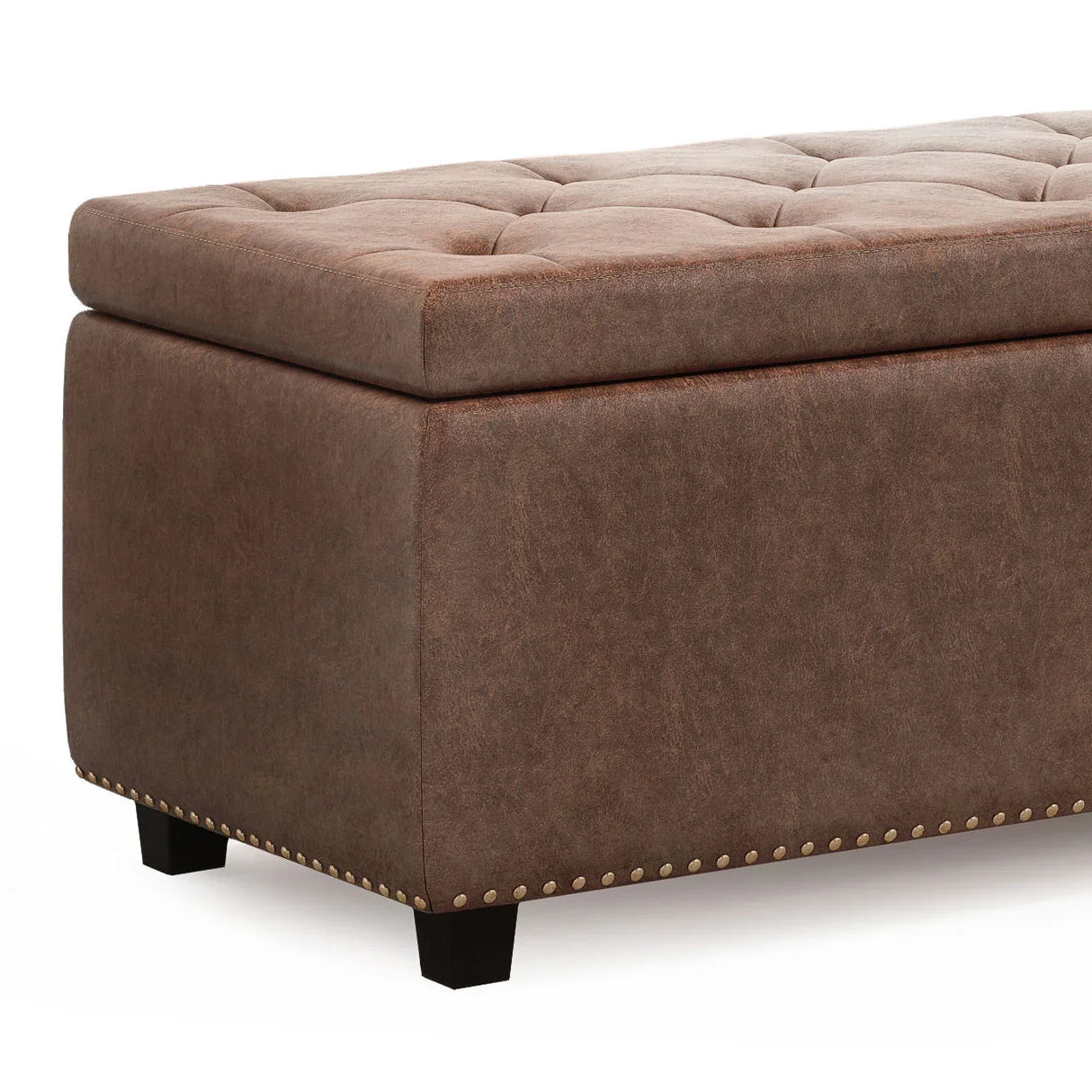 Hamilton - Upholstered Storage Ottoman - Furniture Home Direct