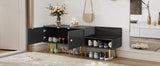Modern Shoe Cabinet - Black - Furniture Home Direct