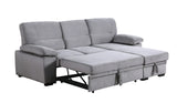 Kipling - Reversible Sleeper Sectional Sofa Chaise - Furniture Home Direct
