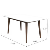 Mary - Modern Style Rectangular Dining Kitchen Table - Furniture Home Direct