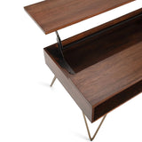 Hunter - Handcrafted Lift Top Coffee Table - Furniture Home Direct