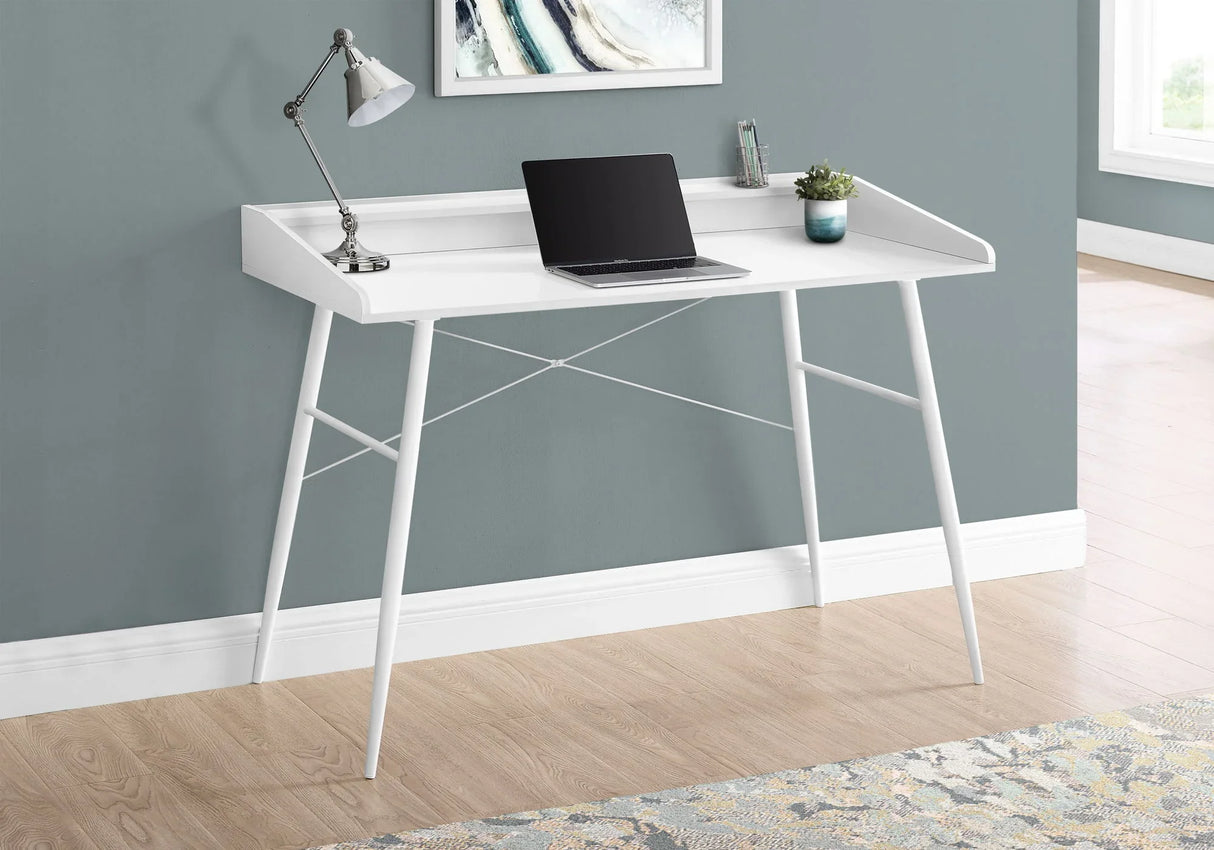 Computer Desk For Home Office, Laptop Storage Shelves, Contemporary & Modern - Furniture Home Direct