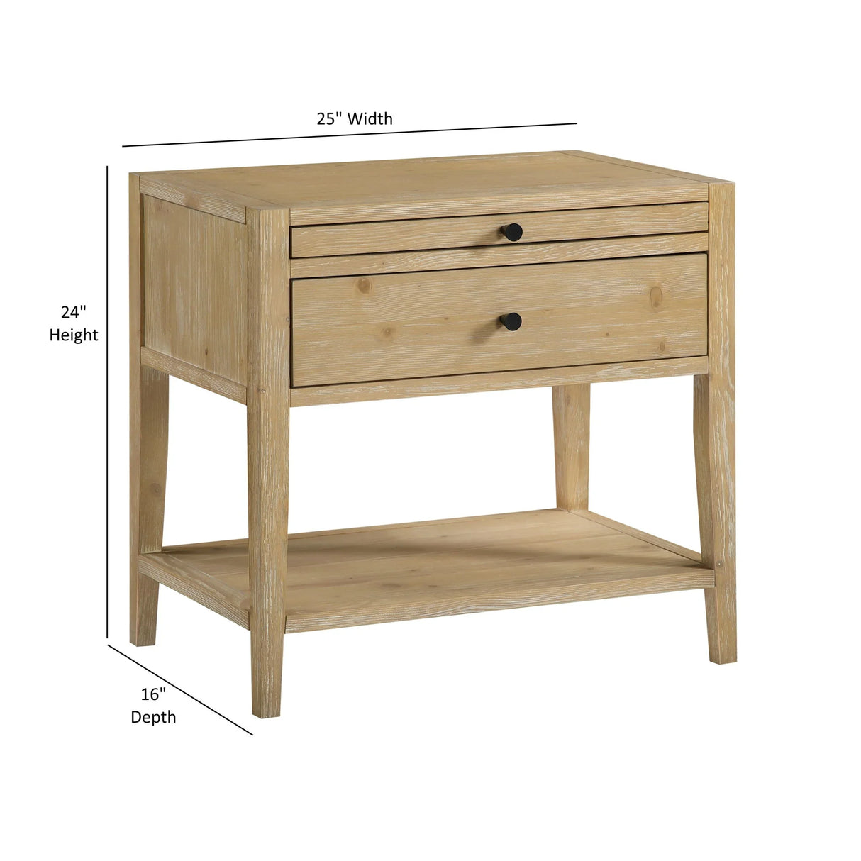 Sunveil - 1 Drawer Nightstand - Furniture Home Direct