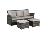 3 Piece Outdoor Wicker Set - Furniture Home Direct