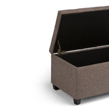 Sienna - Upholstered Storage Ottoman Bench - Furniture Home Direct