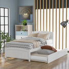 Platform Bed & Headboard, Footboard And Wood Slat Support - Furniture Home Direct