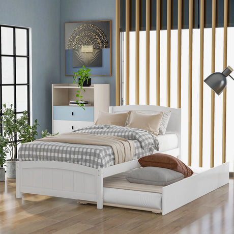Platform Bed & Headboard, Footboard And Wood Slat Support - Furniture Home Direct