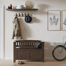 Acadian - Entryway Storage Bench, Handcrafted - Furniture Home Direct
