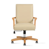 Dumont - Modern Farmhouse High Back Executive Home Office Chair - Neutral Cream Beige / Natural - Furniture Home Direct
