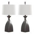 Curvo - Contemporary Polyresin Table Lamp (Set of 2) - Furniture Home Direct