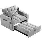 Convertible Sleeper Chair Sofa Bed Adjustable Pull Out Sleeper Chair Bed Multi-Pockets Folding Sofa Bed For Living Room Bedroom Small Space, 3 In 1 Sofa Bed - Furniture Home Direct