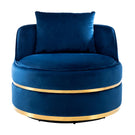 360 Degree Swivel Over Sized Upholstered Barrel Chair - Furniture Home Direct