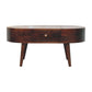 Rounded Wood Table - Furniture Home Direct