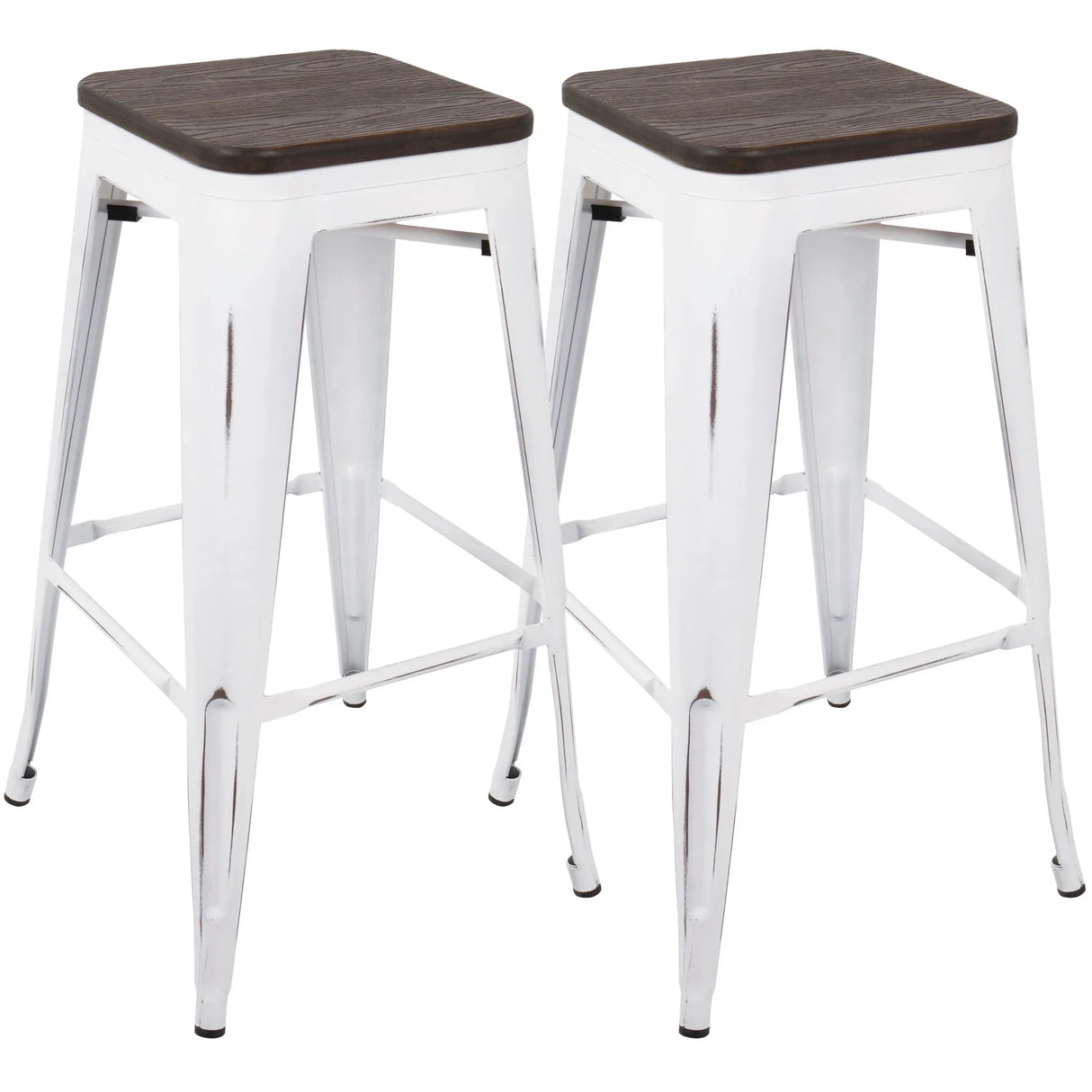 Oregon - Contemporary Barstool (Set of 2) - Furniture Home Direct