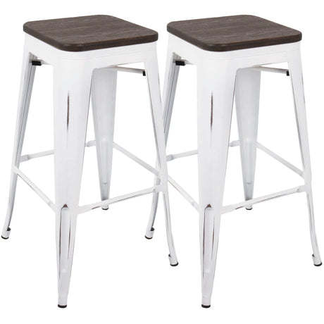 Oregon - Contemporary Barstool (Set of 2) - Furniture Home Direct