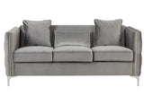 Bayberry - Velvet Sofa With 3 Pillows - Furniture Home Direct