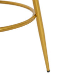 Counter Height Stools Tufted Velvet Gold Frame Green - Furniture Home Direct