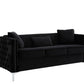 Bayberry - Velvet Sofa With 3 Pillows - Furniture Home Direct