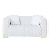 Modern Loveseat - White - Furniture Home Direct