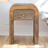 Mini Darcy - Nightstand With Curved Edges - Furniture Home Direct