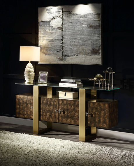 Mabyn - Console Cabinet - Brown - Furniture Home Direct