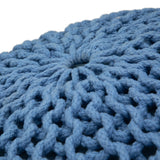 Nikki - Handcrafted Hand Knit Round Pouf - Furniture Home Direct