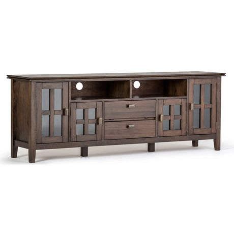 Artisan - TV Media Stand - Natural Aged Brown - Furniture Home Direct