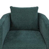 Sutton - Swivel Barrel Chair - Peacock - Furniture Home Direct