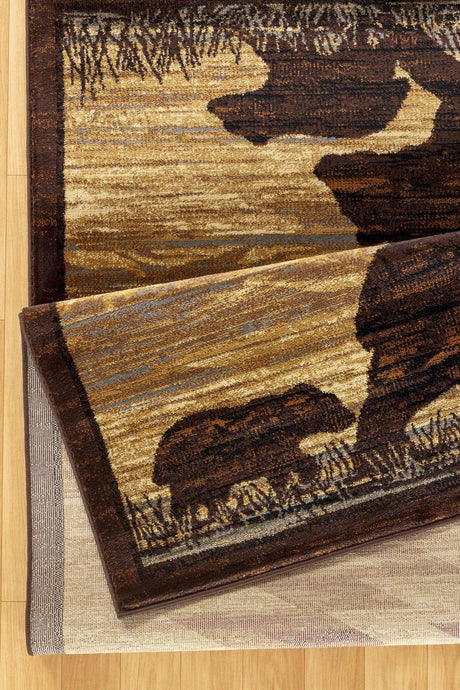 Nature's Nest - GC_CBL3006 Lodge Area Rug - Furniture Home Direct