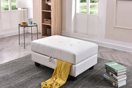 Stylish Storage Contemporary Ottoman - Furniture Home Direct