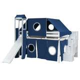 Loft Bed With Tent And Tower - Furniture Home Direct