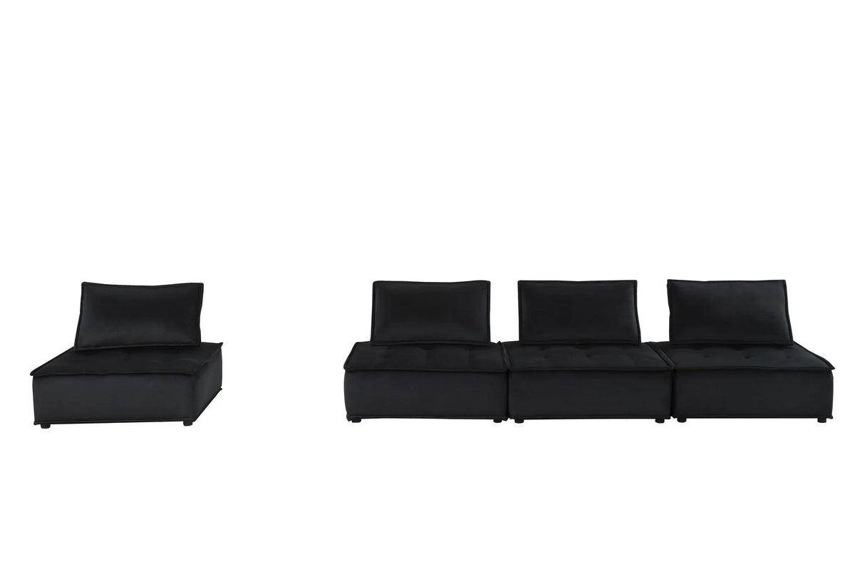 Anna - Stylish Sectional Sofa Ottoman - Furniture Home Direct