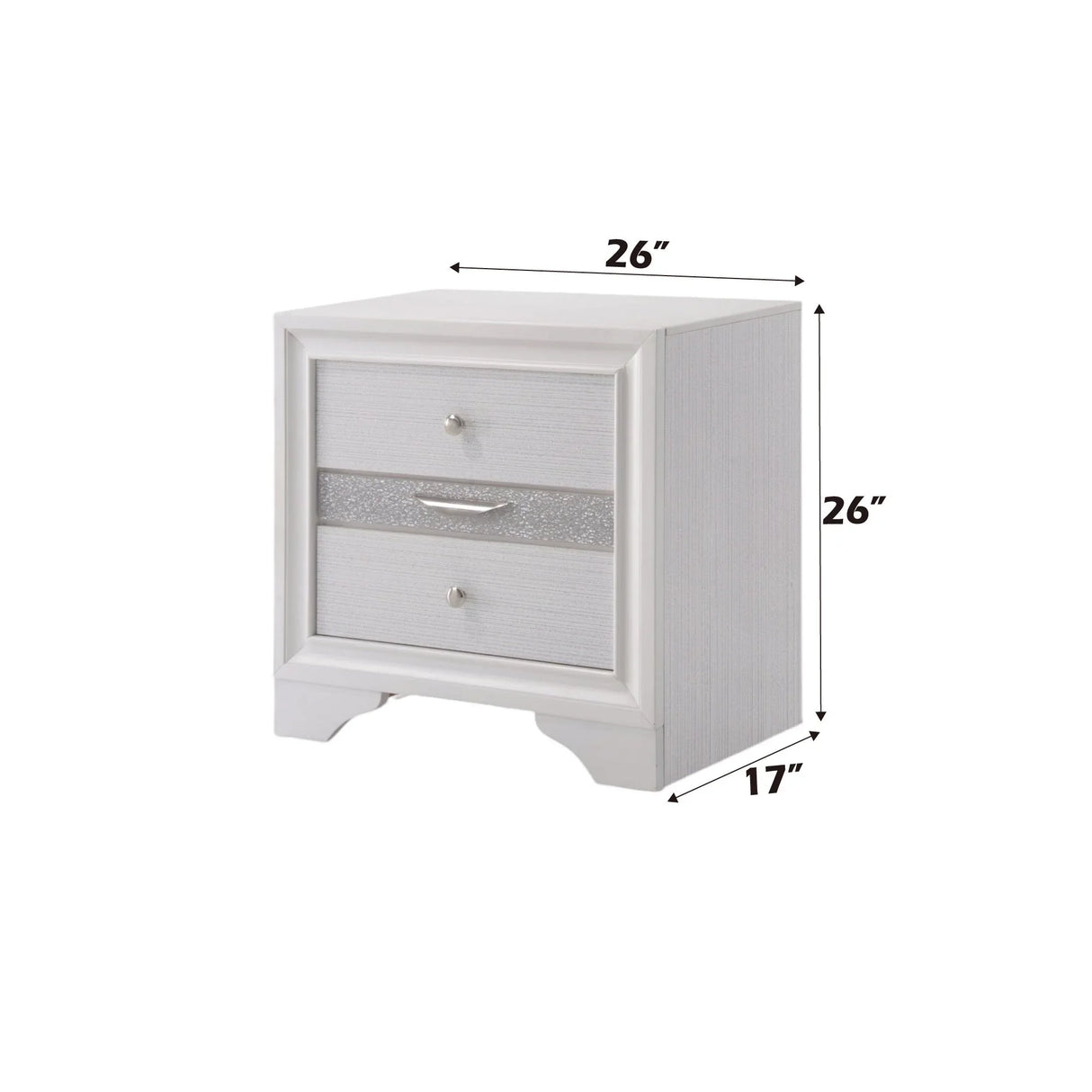 Naima - Chic Design Nightstand - Furniture Home Direct