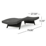 Wicker Chaise Lounge - Furniture Home Direct