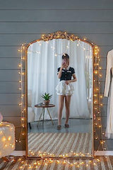 Arch Mirror, Baroque Inspired Wall Decor For Bathroom, Bedroom, Living Room - Furniture Home Direct