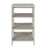 Ladder Bookcase Modern Four-Tier Wood Shelving Light Gray - Furniture Home Direct