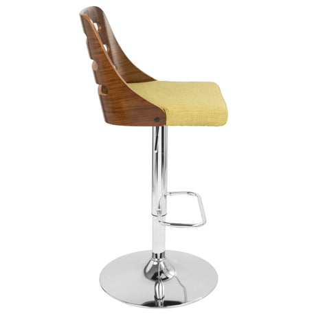 Trevi - Mid Century Modern Adjustable Barstool With Swivel - Furniture Home Direct