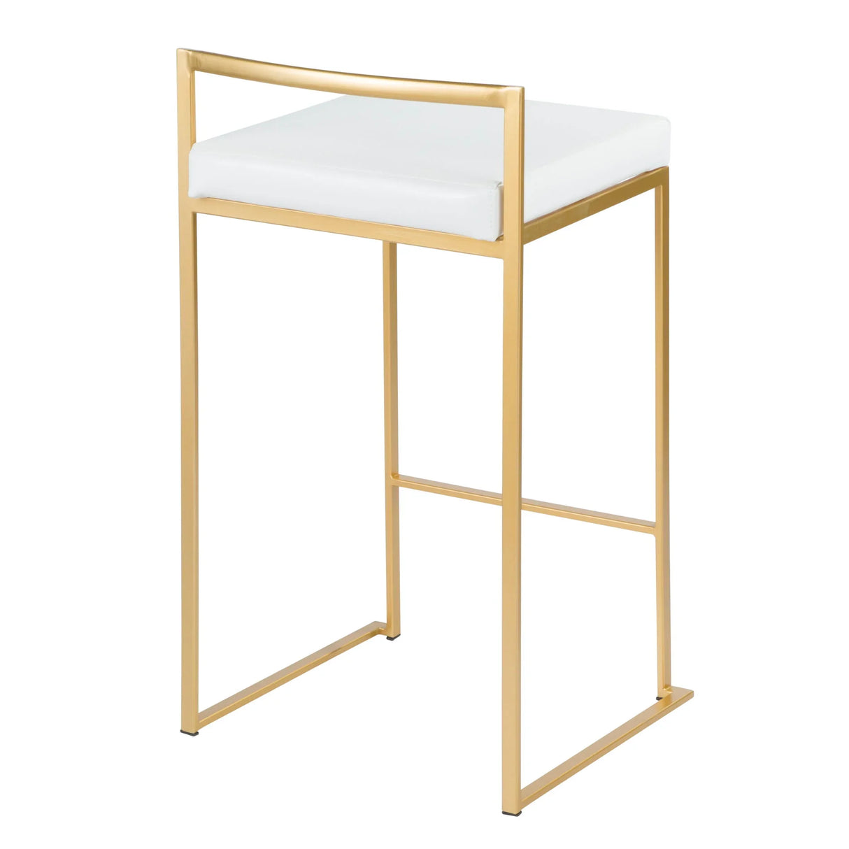 Fuji - Contemporary / Glam Design Counter Stool (Set of 2) - Furniture Home Direct