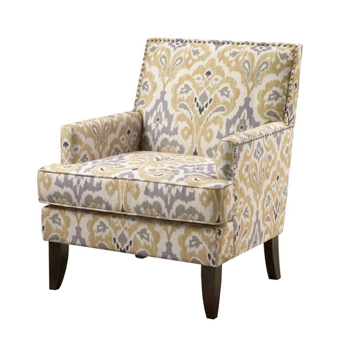 Colton - Track Arm Club Chair With Nailhead Trim - Furniture Home Direct