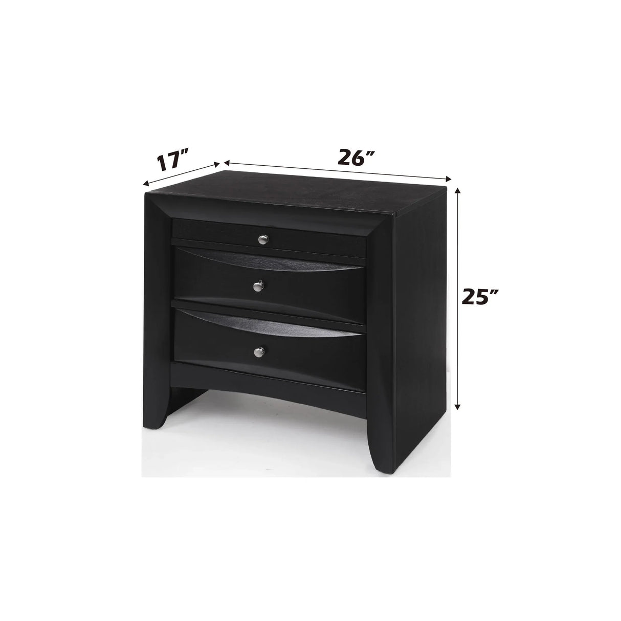 Ireland - Elegant Design Nightstand - Furniture Home Direct