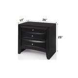 Ireland - Elegant Design Nightstand - Furniture Home Direct
