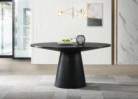 Jasper - Wide Contemporary Round Dining Table - Furniture Home Direct