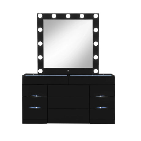 Elisa - Vanity Set With Stool And LED Bulbs - Furniture Home Direct