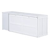 Modern Cabinet Bed With Desk and Storage - Queen Size - Furniture Home Direct