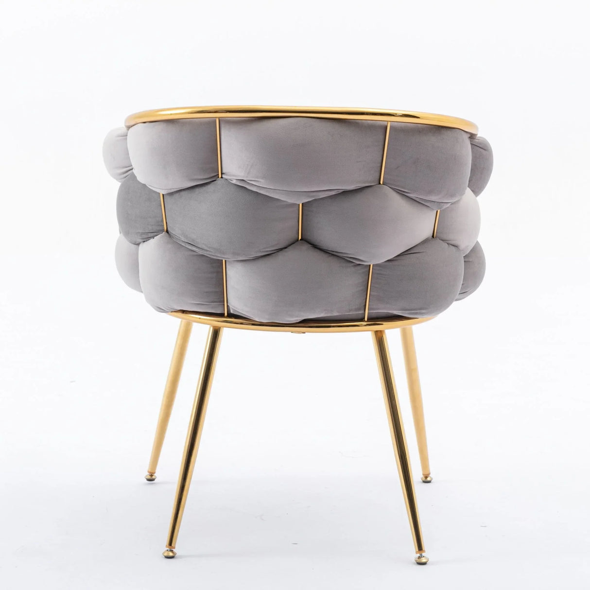 Luxury Modern Simple Leisure Velvet Single Sofa Chair Bedroom Lazy Person Household Dresser Stool Manicure Table Back Chair - Furniture Home Direct