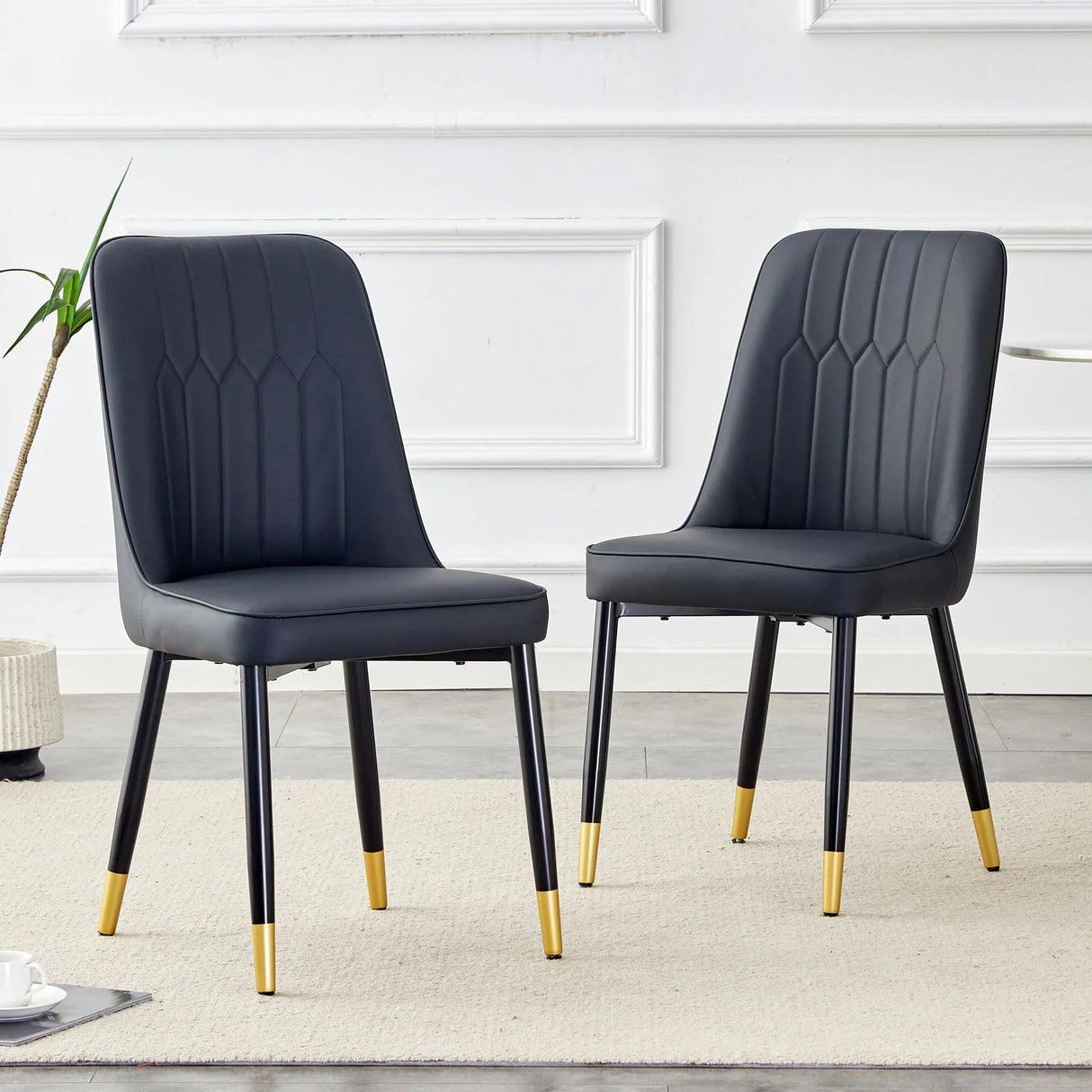 Modern Chair With Metal Legs - Furniture Home Direct