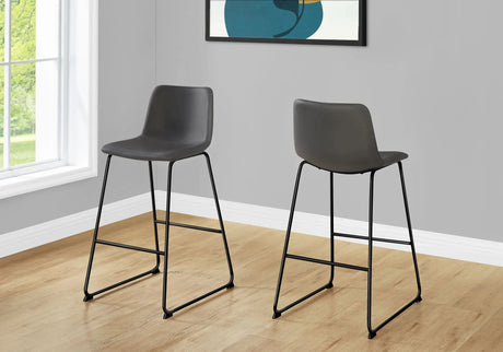 Office Chair, Bar Height, Standing, Computer Desk, Work, Leather Look, Contemporary, Modern - Furniture Home Direct